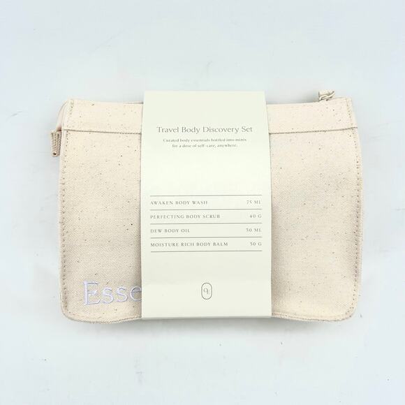 New Oak Essentials Jenni Kayne Travel Body Routine Set Oil Scrub Balm Wash - Picture 1 of 9